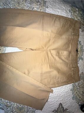 Banana Republic — Girlfriend Authentic ChinoTan (raw hem)